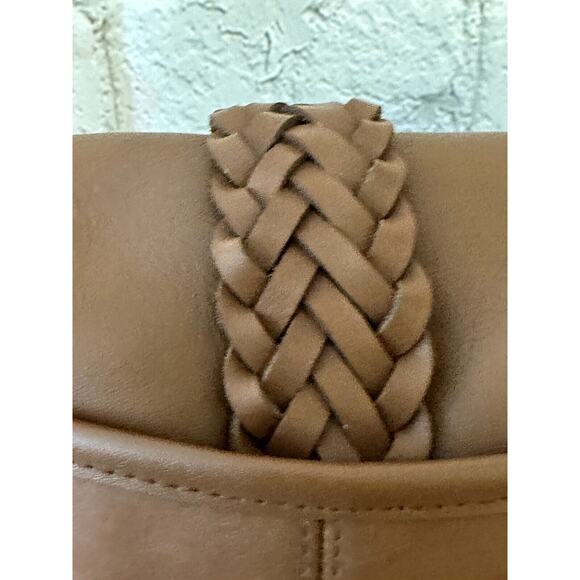 Leather Crossbody Brown Saddle Bag Type Handbag‎ - Picture 5 of 14